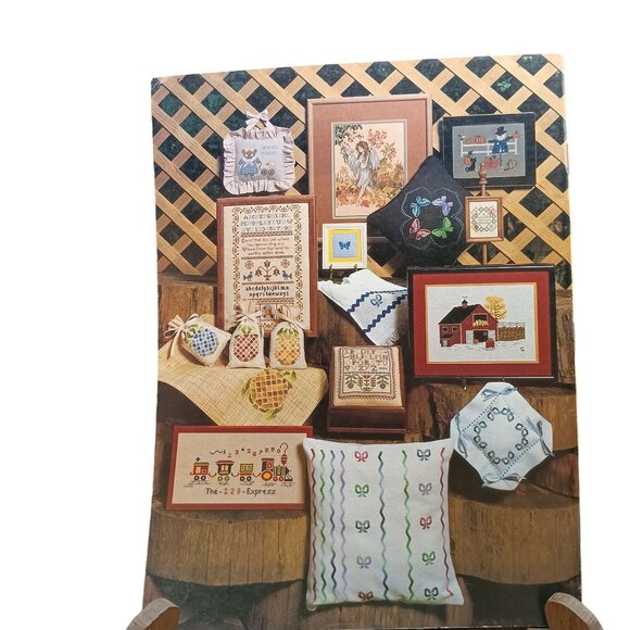 Just CrossStitch Magazine September/October 1986 Vanessa-Ann Collection Vintage - Picture 2 of 2